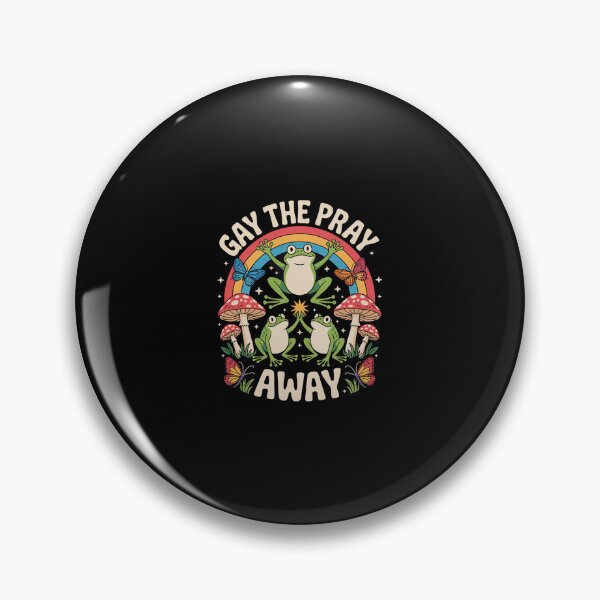 Item preview, Womens Gay The Pray Away Rainbow Meme Frogs LGBT Pride LGBTQ  designed and sold by SyntaxClaw.