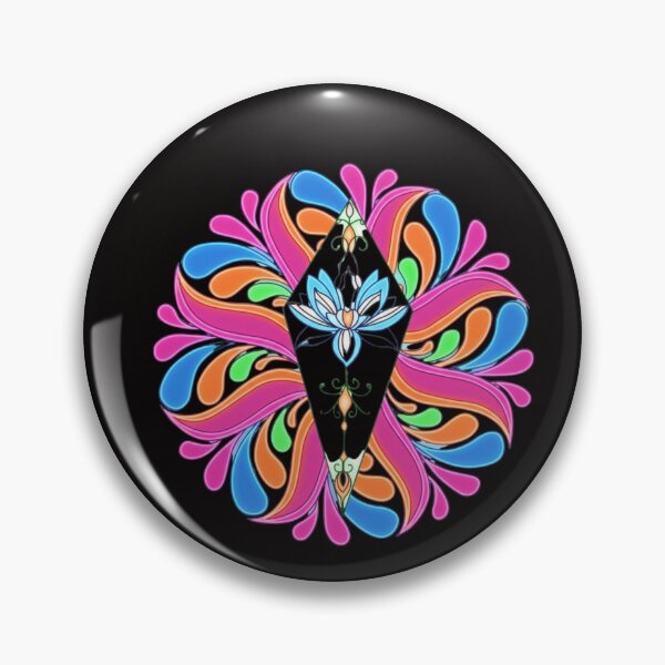Item preview, Neon Lotus Mandala Sacred Geometry designed and sold by Color for Balance .