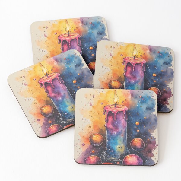 Item preview, Galactic candle with floating spheres designed and sold by Mianku | Für das Leben.