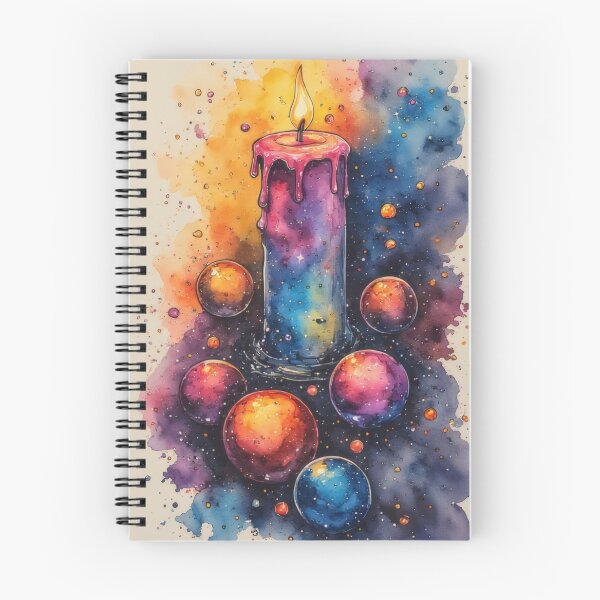 Item preview, Galactic candle with floating spheres designed and sold by Mianku | Für das Leben.