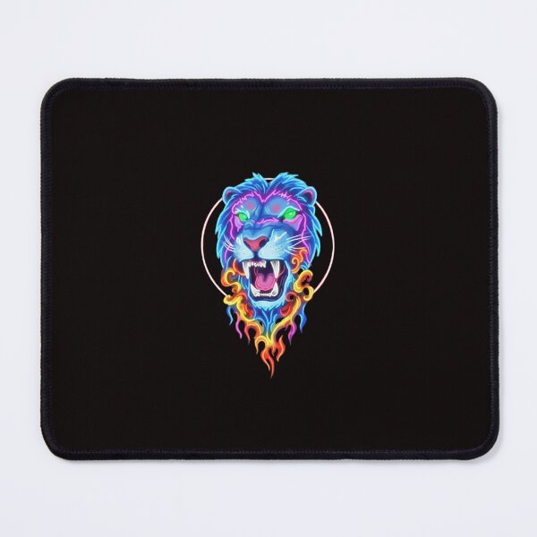 Item preview, Neon Roaring Lion Fire Aura designed and sold by Color for Balance .