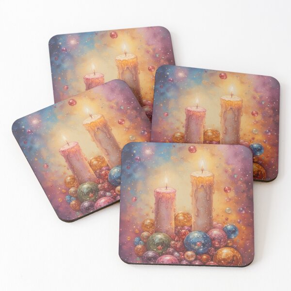 Item preview, Glowing candles and cosmic spheres designed and sold by Mianku | Für das Leben.