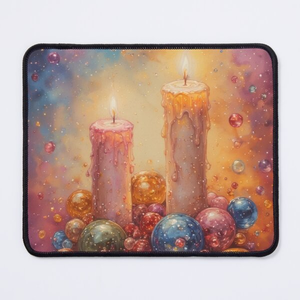 Item preview, Glowing candles and cosmic spheres designed and sold by Mianku | Für das Leben.
