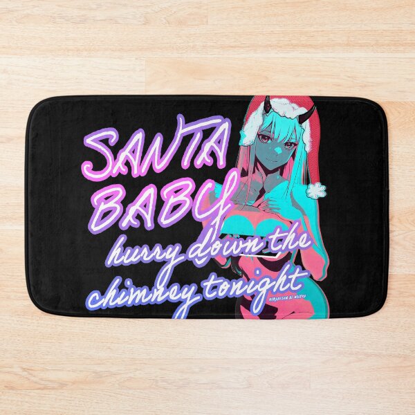 Item preview, Santa Baby Zero Two Franxx Vaporwave Aesthetic Edit designed and sold by MikaseSan.