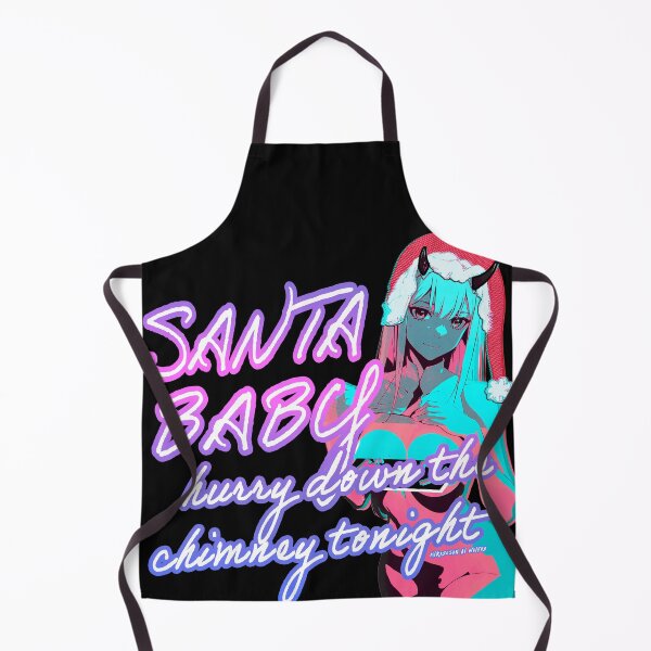 Item preview, Santa Baby Zero Two Franxx Vaporwave Aesthetic Edit designed and sold by MikaseSan.