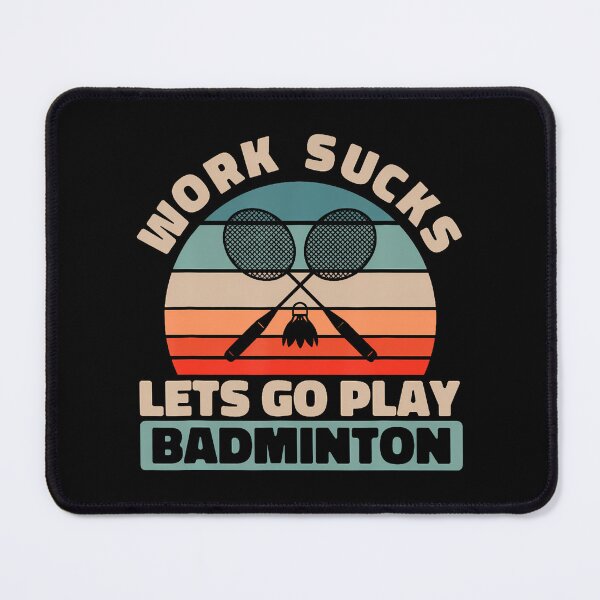 Item preview, Retro Shuttlecock Court - Team Racquet Vintage Badminton designed and sold by AngelaSandra.