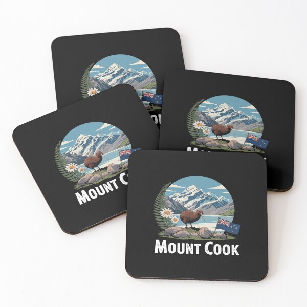 Item preview, Mount Cook New Zealand Mountain Hiking Travel Souvenir designed and sold by TechnicalSara.
