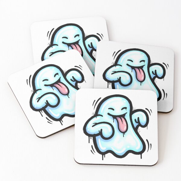 Item preview, Cheeky Graffiti Ghost - Urban Street Art Character designed and sold by TobaGallery868.