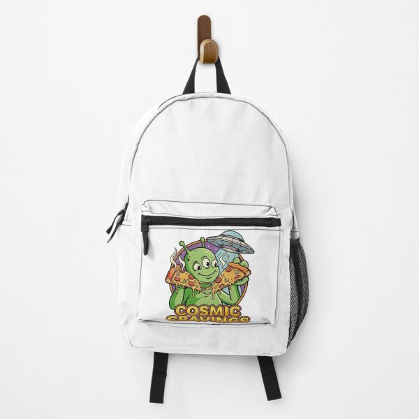 Item preview, Hungry Alien Enjoying Cosmic Pizza designed and sold by tollaru.
