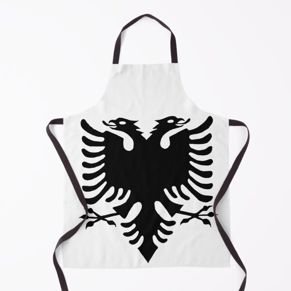 Item preview, Albanian Double-Headed Eagle Flag Logo | Black Albania Symbol Design designed and sold by Abaseen.