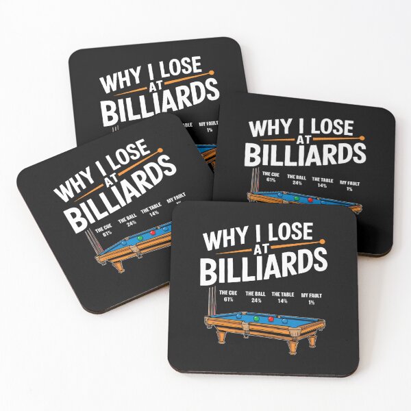 Item preview, Funny Why I Lose At Billiards Pool Player Billiard Snooker designed and sold by donadonvgran.