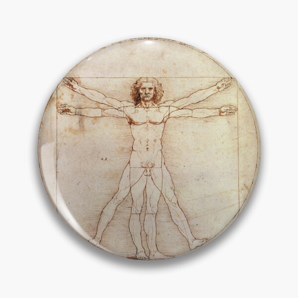 Item preview, Vitruvian Man - Leonardo Da Vinci Restored Original designed and sold by -Koleidescope.