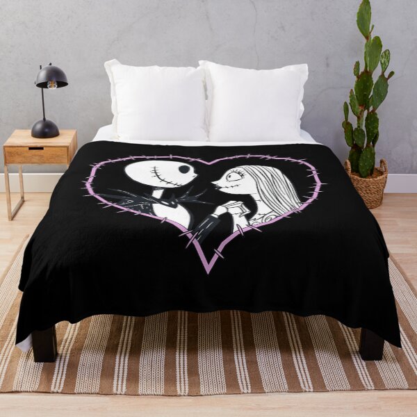 Item preview, The Nightmare Before Christmas Jack And Sally Heart designed and sold by freelschrabo.
