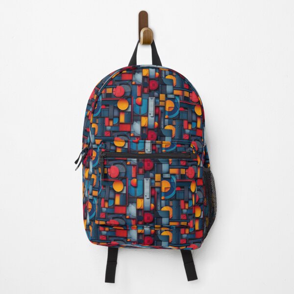 Item preview, Bold Abstract Geometric Shapes Cubist Pattern designed and sold by NTGUILTY.