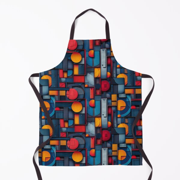 Item preview, Bold Abstract Geometric Shapes Cubist Pattern designed and sold by NTGUILTY.