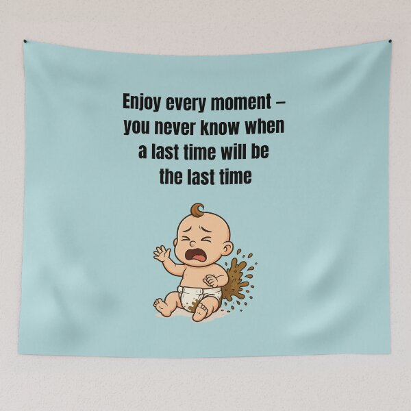 Item preview, Parenting Chaos Quote – Funny Baby Blowout Design designed and sold by MadeInNapTime.