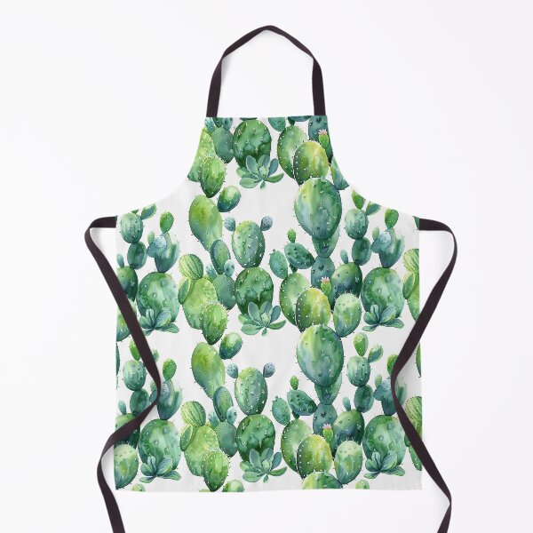 Item preview, Watercolor Green Prickly Cacti Seamless Pattern designed and sold by NTGUILTY.