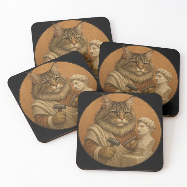 Item preview, The Stoic Greek Cat designed and sold by Fort Galaxy.