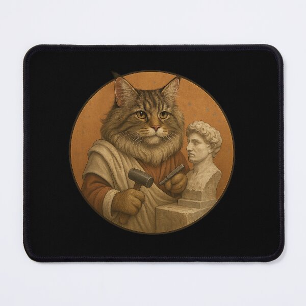 Item preview, The Stoic Greek Cat designed and sold by Fort Galaxy.