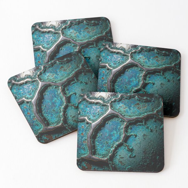 Item preview, Turquoise Patina Veins designed and sold by Kaleidoscope Print.