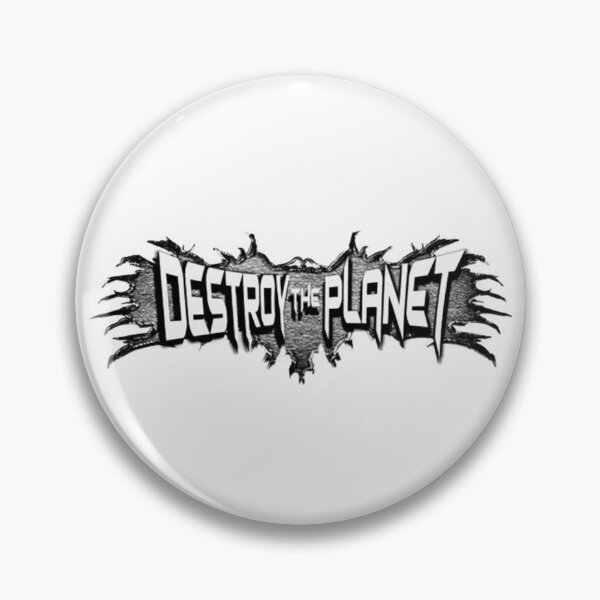 Item preview, Destroy the Planet ripped paper logo designed and sold by Destroyplanets.