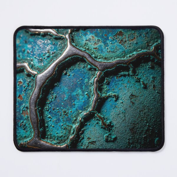 Item preview, Turquoise Patina Veins designed and sold by Kaleidoscope Print.