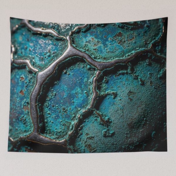 Item preview, Turquoise Patina Veins designed and sold by Kaleidoscope Print.
