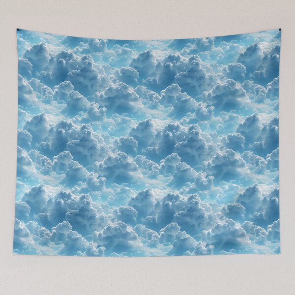 Item preview, Ethereal Soft Fluffy Sky Clouds Pattern designed and sold by NTGUILTY.