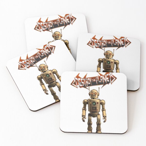 Artikelvorschau, Destroy the Planet Rusty Bot-Logo entworfen und verkauft von Destroyplanets.