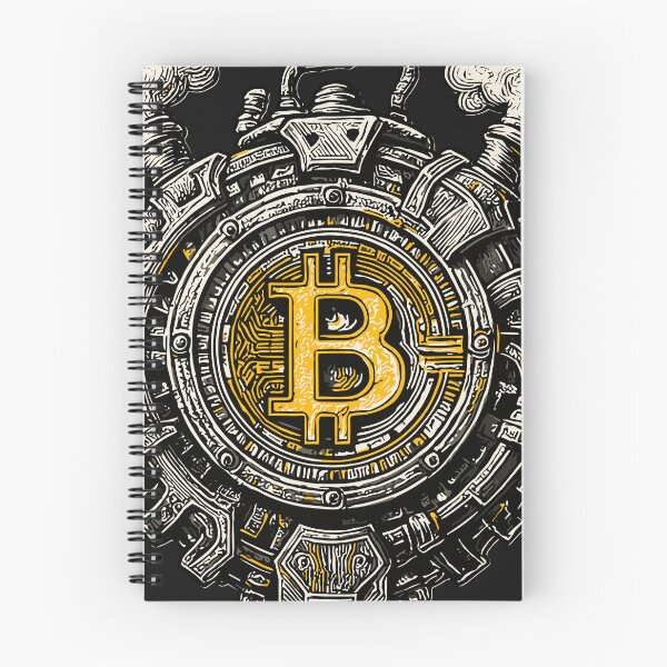 Item preview, Steampunk Bitcoin Shield – Mechanical Crypto Emblem designed and sold by SeoulInkSoul.