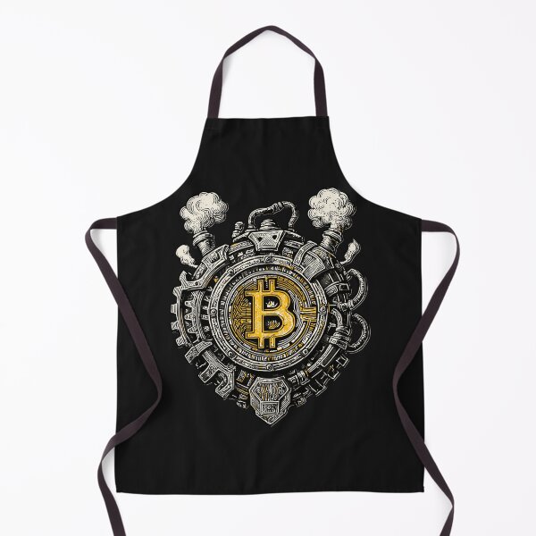 Item preview, Steampunk Bitcoin Shield – Mechanical Crypto Emblem designed and sold by SeoulInkSoul.