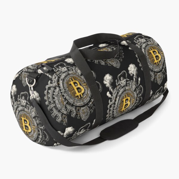 Item preview, Steampunk Bitcoin Shield – Mechanical Crypto Emblem designed and sold by SeoulInkSoul.