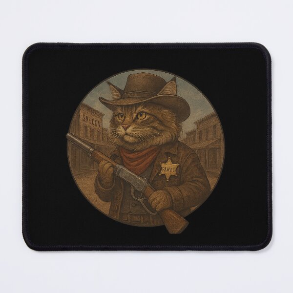 Item preview, The Meow Sheriff In Town designed and sold by Fort Galaxy.
