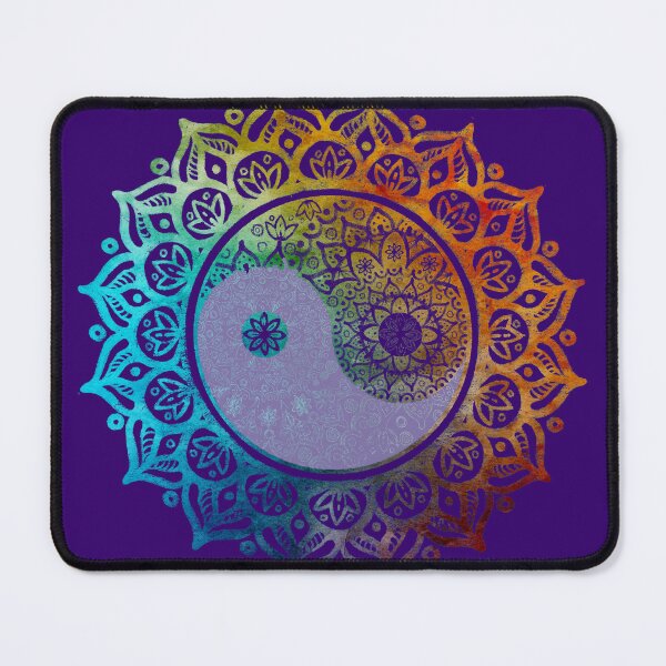Item preview, Yin Yang Mandala - Spiritual Inspiring Quotes designed and sold by -Koleidescope.