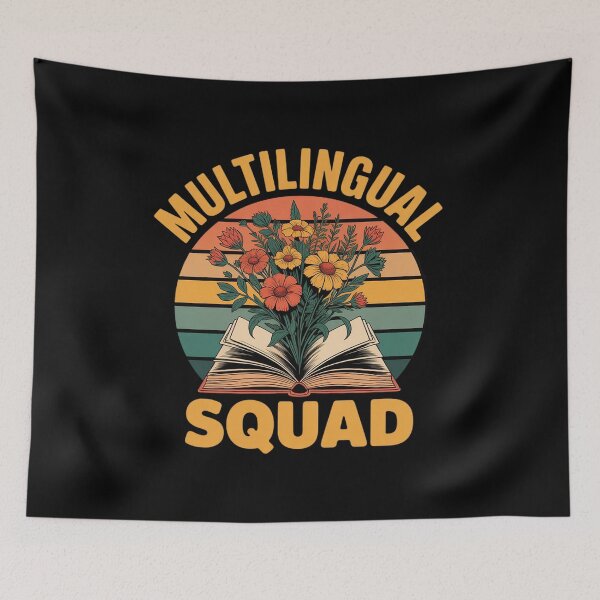 Item preview, MULTILINGUAL Squad - International Language Literacy designed and sold by TechnicalSara.