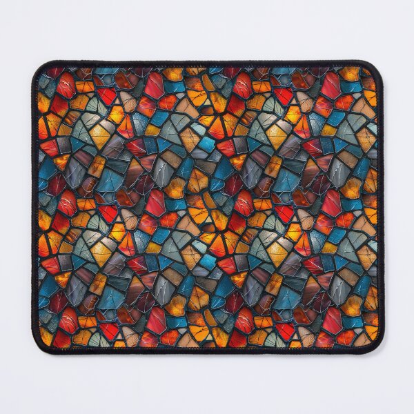 Item preview, Jewel Toned Fractured Glass Mosaic Pattern designed and sold by NTGUILTY.