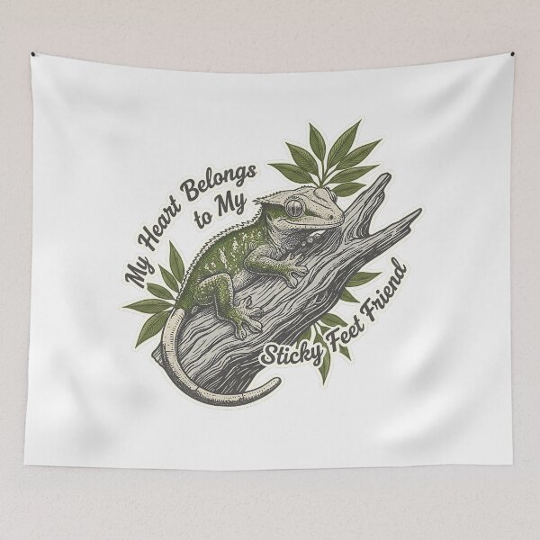 Item preview, My Heart Belongs to My Sticky Feet Friend designed and sold by HelixPedia.