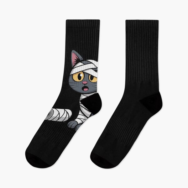 Item preview, Mummy Issues Cat Tangled in Toilet Paper Halloween designed and sold by TechnicalSara.