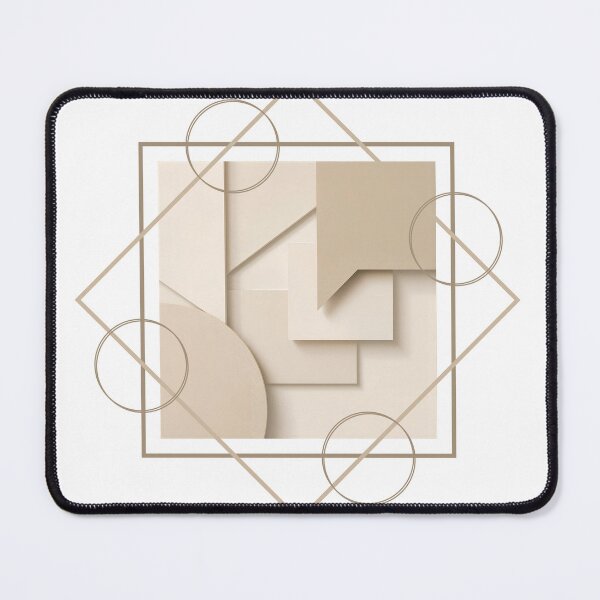 Item preview, Geometric Harmony in Neutral Tones designed and sold by Skill_&_Stone.