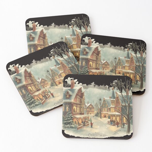 Item preview,  Victorian Christmas Village Nostalgia designed and sold by Iuqiune.