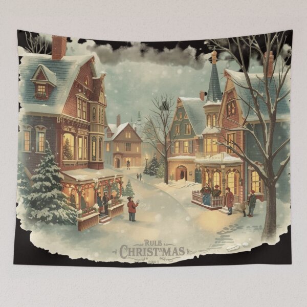Item preview,  Victorian Christmas Village Nostalgia designed and sold by Iuqiune.