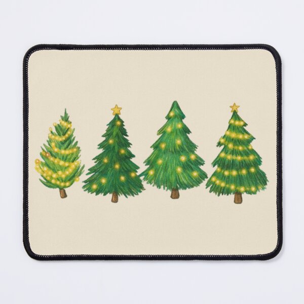 Item preview, Cute Christmas Trees  Festive Illustration designed and sold by Lazy Planet.