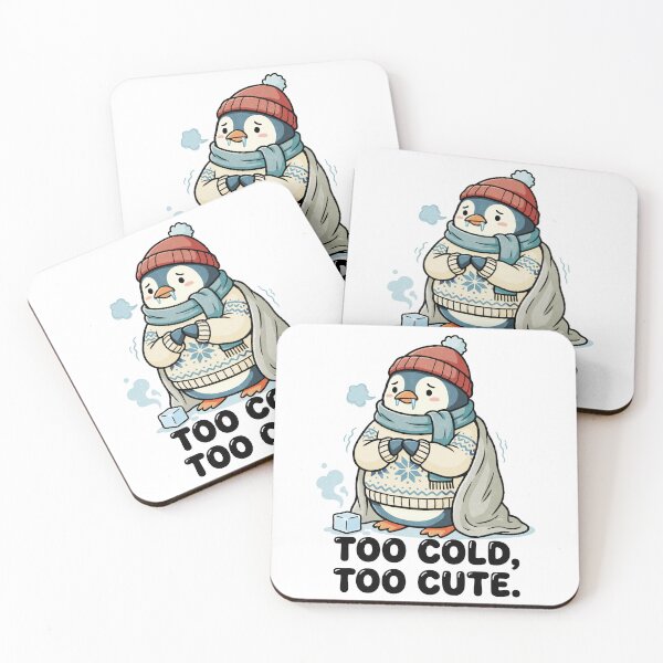 Item preview, Freezing Cute Penguin in Winter Wear designed and sold by tollaru.