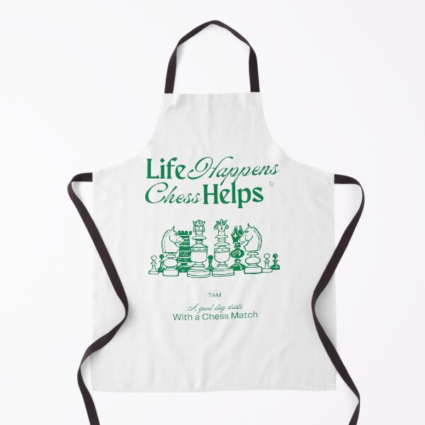 Item preview, Life Happens, Chess Helps – Motivational Chess Quote Vintage Design designed and sold by felixpauli.