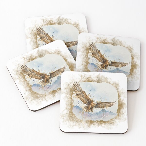 Item preview, Majestic Watercolor Eagle – Splatter Art designed and sold by Artdesign17.