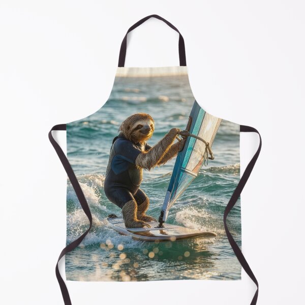 Item preview, Sloth Windsurfer designed and sold by Tridentulus.