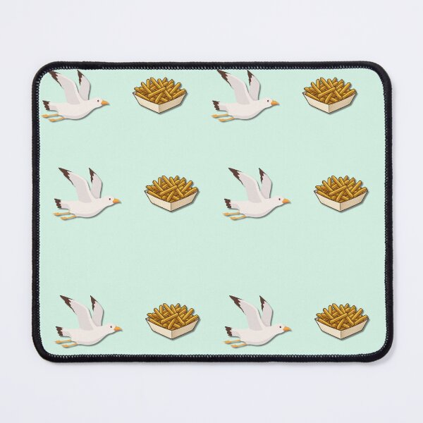 Item preview, Seagulls & Hot Chips Pattern – Cute Aussie Beach Design designed and sold by MadeInNapTime.