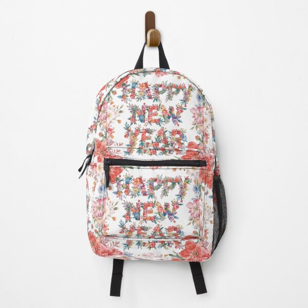 Item preview, Happy New Year text made of colorful flower petals on white background for celebration and greeting designed and sold by PWDigitalArt.