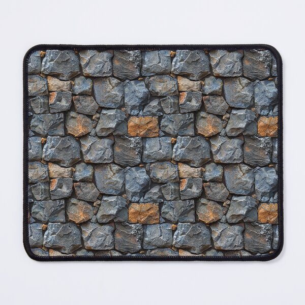 Item preview, Rustic Block Stone Wall Texture Pattern designed and sold by NTGUILTY.