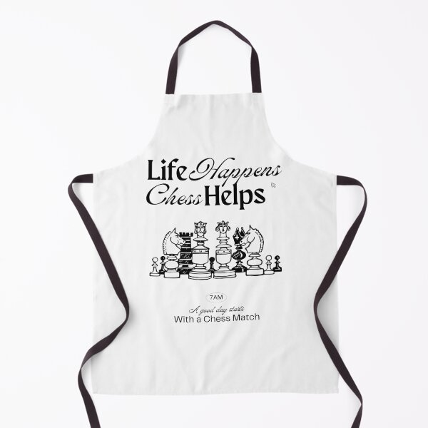 Item preview, Life Happens, Chess Helps – Motivational Chess Quote Vintage Design designed and sold by felixpauli.